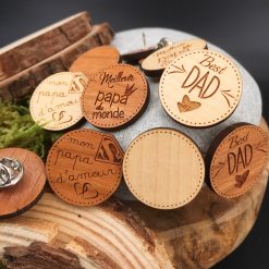 Pin's bois personnalisé