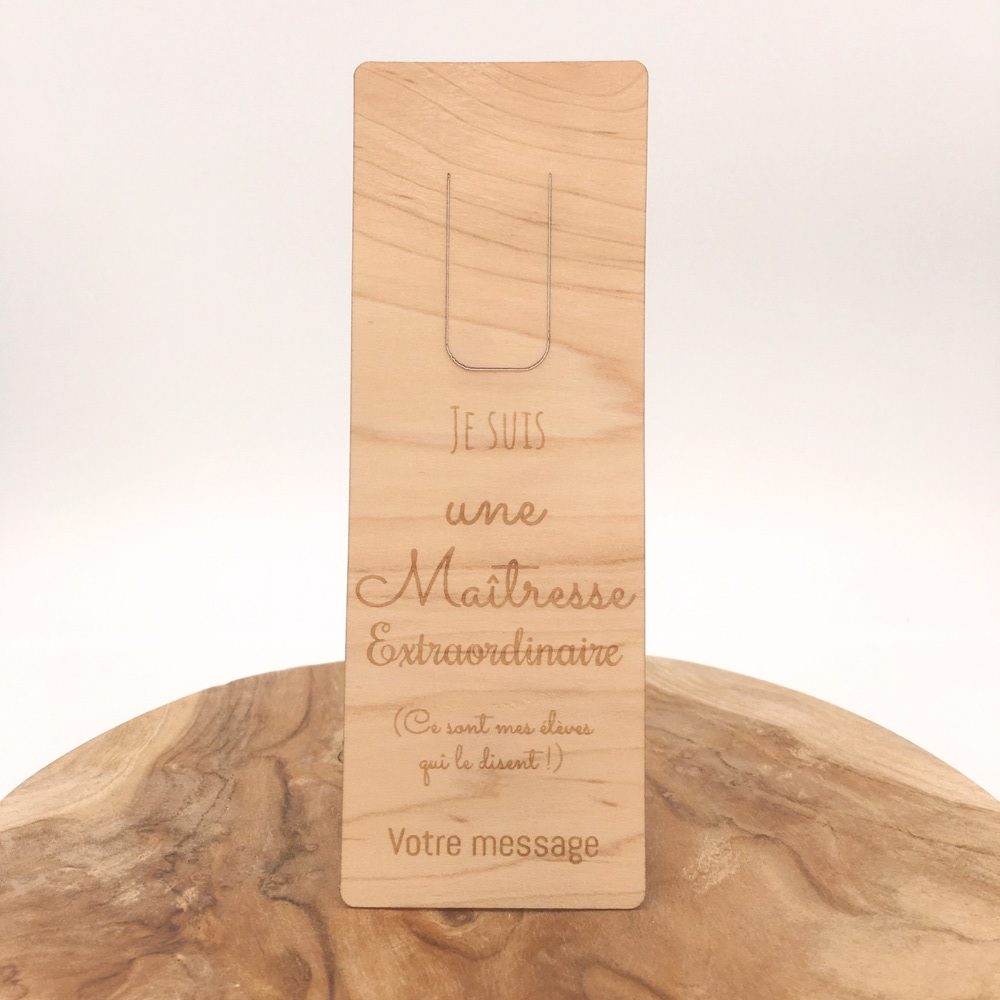 marque page maitresse extraordinaire face